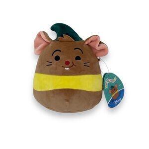 NWT Disney Squishmallow 6.5” Gus the mouse from Cinderella